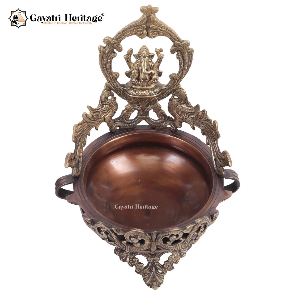 Brass Ganesh Urli – Divine Home Decor | Gayatri Heritage