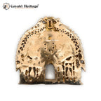 Brass Prabhavali Arch/Wall Decoration Art – Exquisite Spiritual Décor | Gayatri Heritage