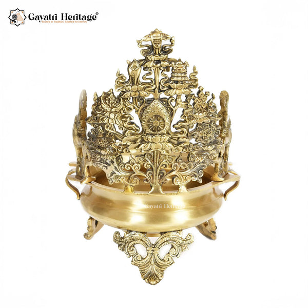 Brass Urli – Traditional Decorative Bowl for Home & Pooja