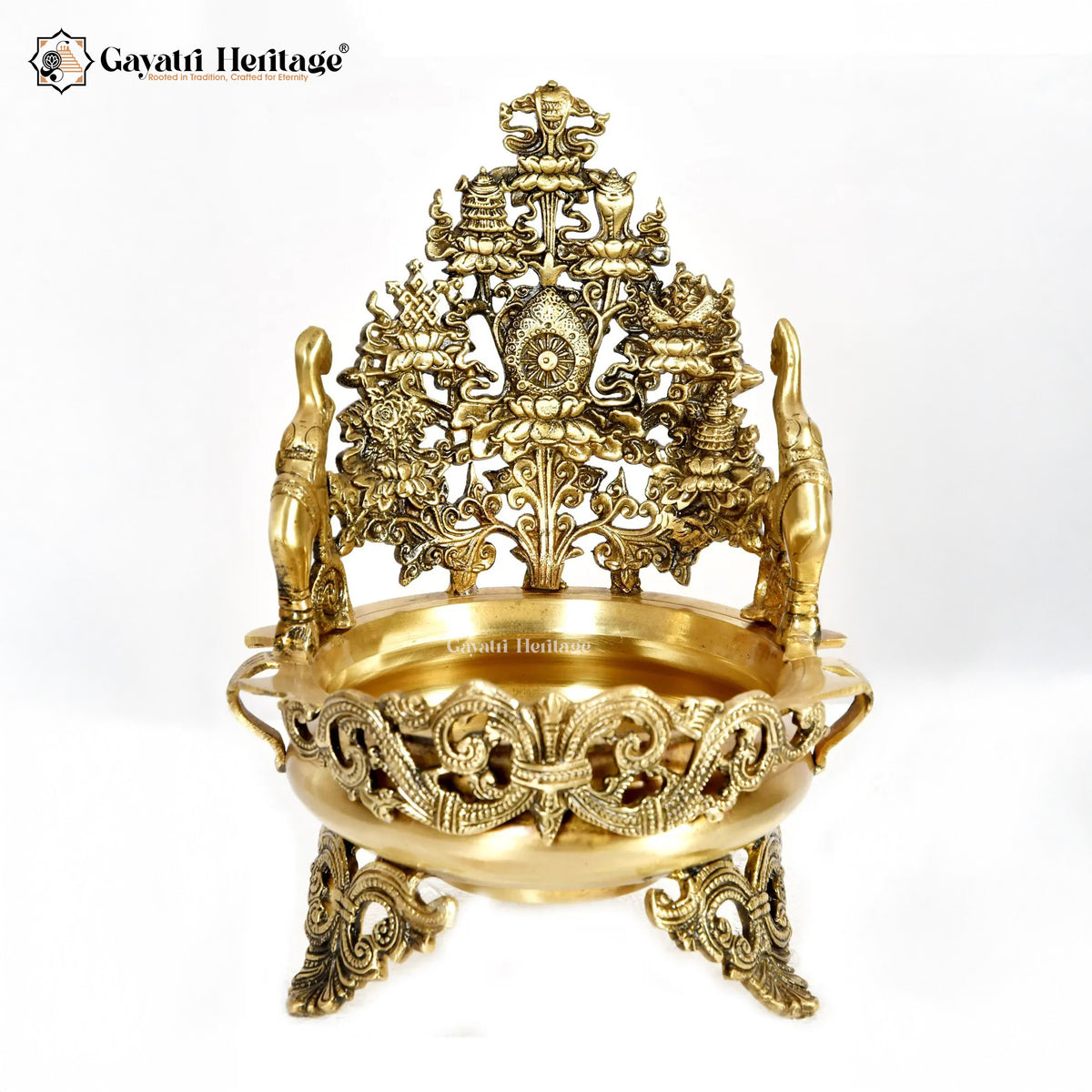 Brass Urli – Traditional Decorative Bowl for Home & Pooja