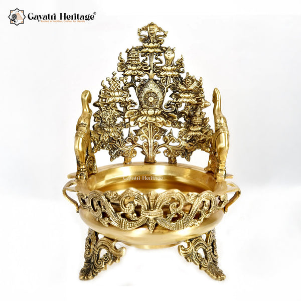 Brass Urli – Traditional Decorative Bowl for Home & Pooja