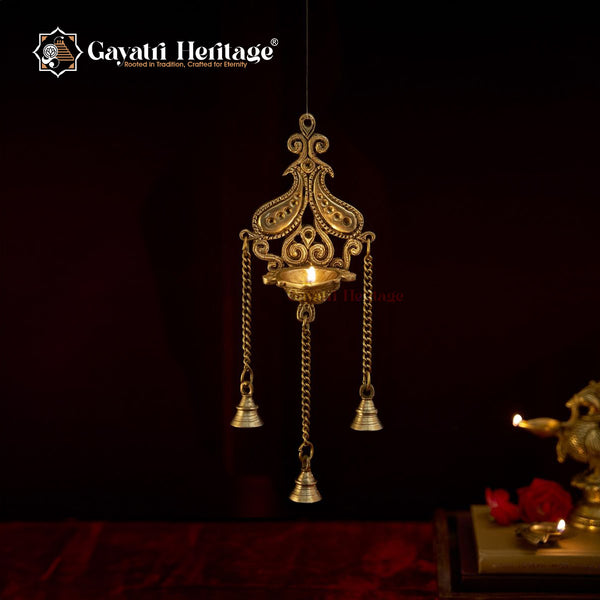 Jyoti Wall Hanging Deepak – Radiate Divine Light and Elegance | Gayatri Heritage