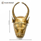 Brass Wall Decor Cow Head – Rustic Traditional Elegance | Gayatri Heritage