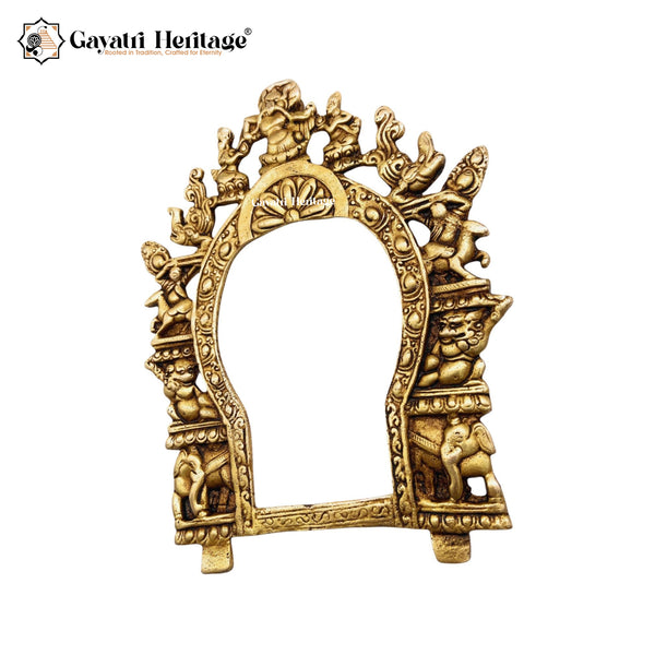 Brass Frame Arch/Prabhavali – Divine Symbol of Blessings | Gayatri Heritage