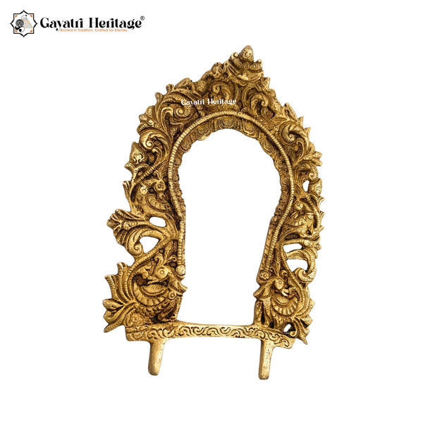 Brass Wall Decor Frame/ Prabhavali – Royal Spiritual Frame | Gayatri Heritage