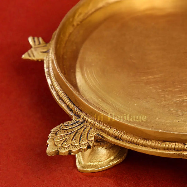Brass Tortoise Peacock Dhoop Dani (Incense Holder) – Spiritual Aroma | Gayatri Heritage Gayatri Heritage