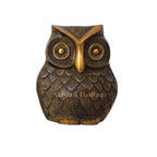 Brass Vintage Owl Statue – Timeless Wisdom in Brass | Gayatri Heritage