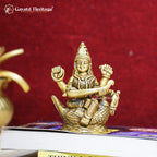 Brass Saraswati Statue – Divine Goddess of Wisdom Idol