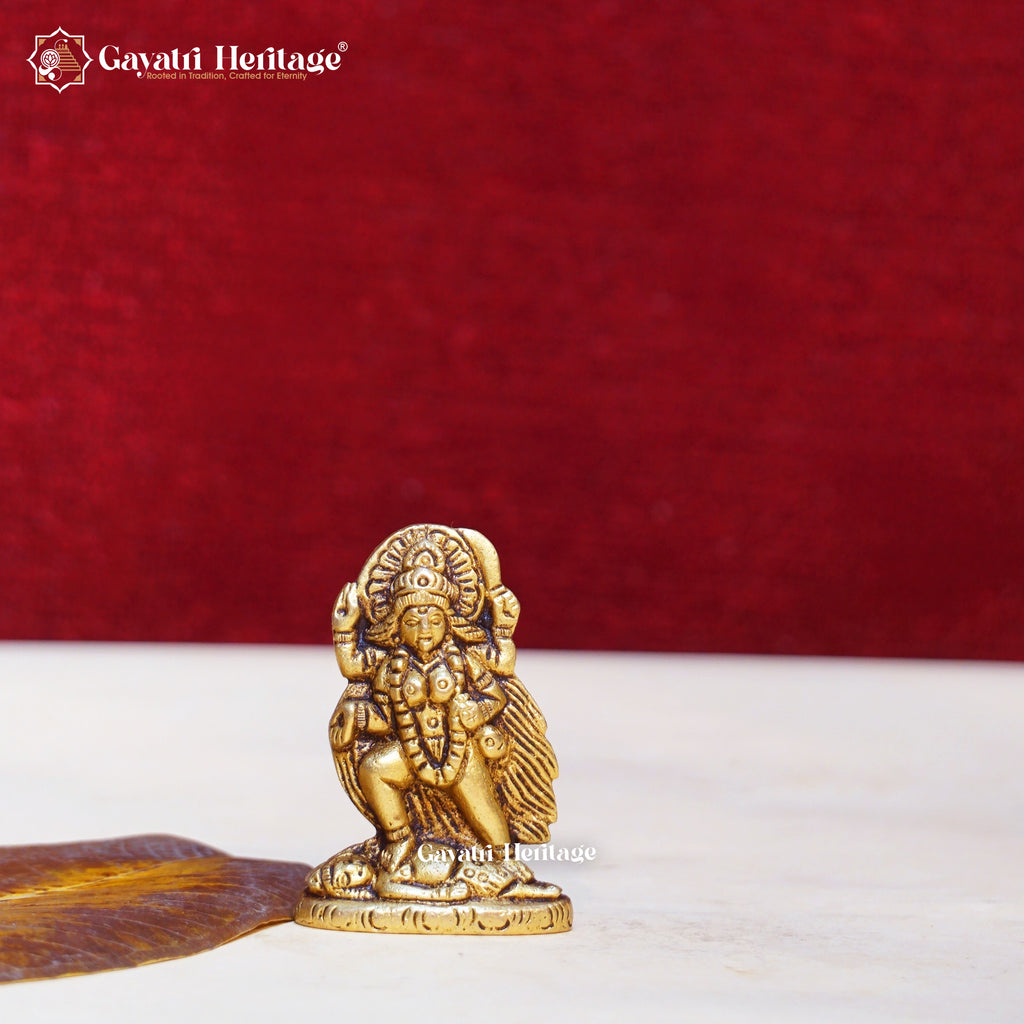 Brass Kali Mata Statue – Fierce Divine Energy for Protection