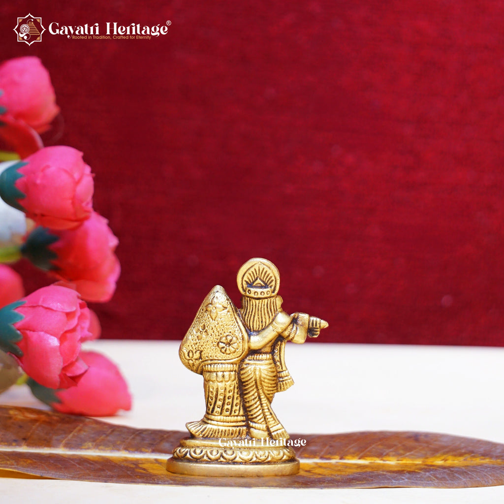 Brass Radha Krishna Idol – Divine Love & Eternal Blessings