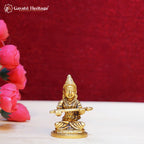 Brass Annapurna Statue – Goddess of Food & Abundance Idol