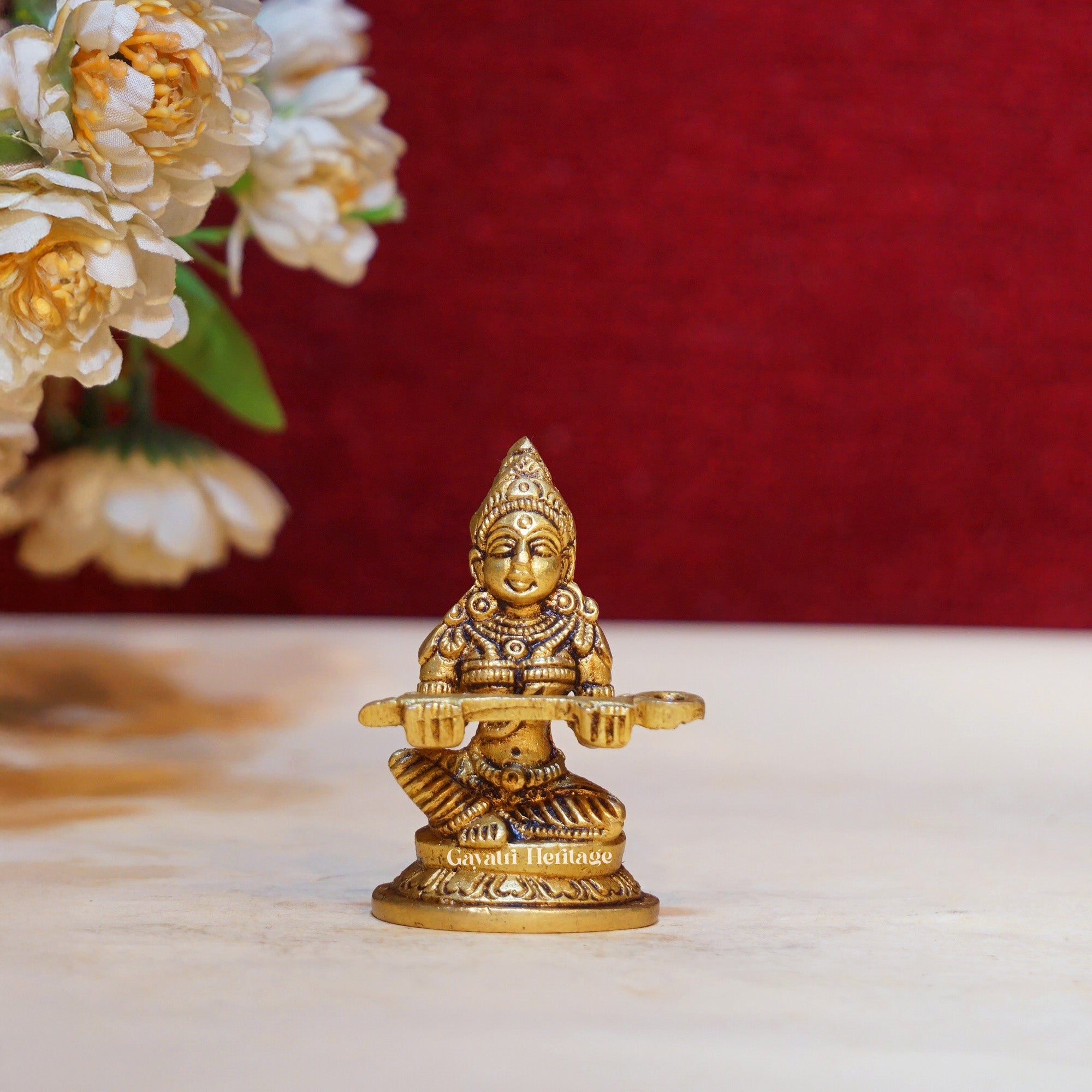 Brass Annapurna Idol – Goddess of Nourishment & Abundance