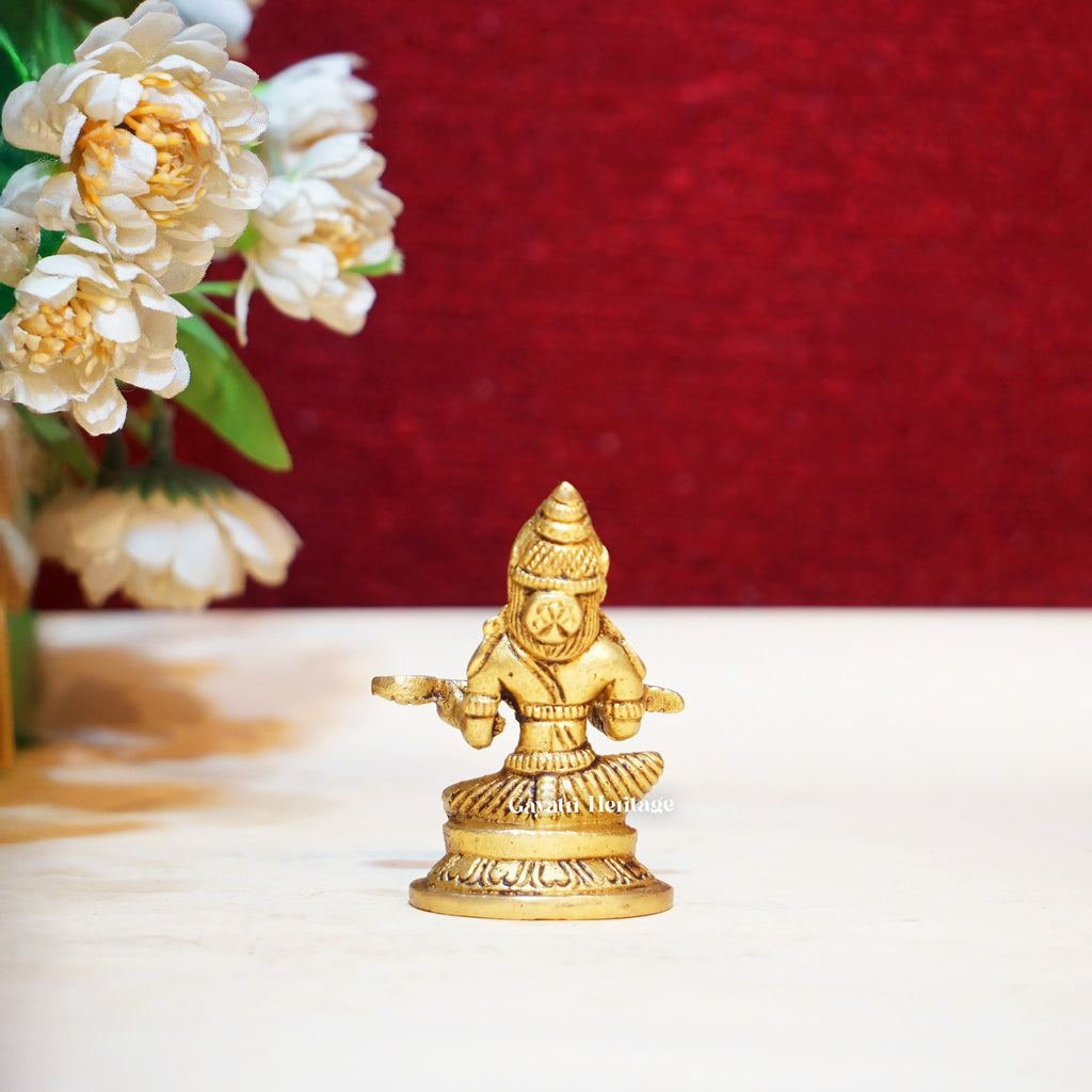 Brass Annapurna Idol – Goddess of Nourishment & Abundance