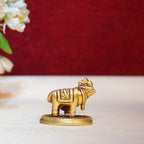 Brass Cow and Calf Statue – Sacred Symbol of Prosperity