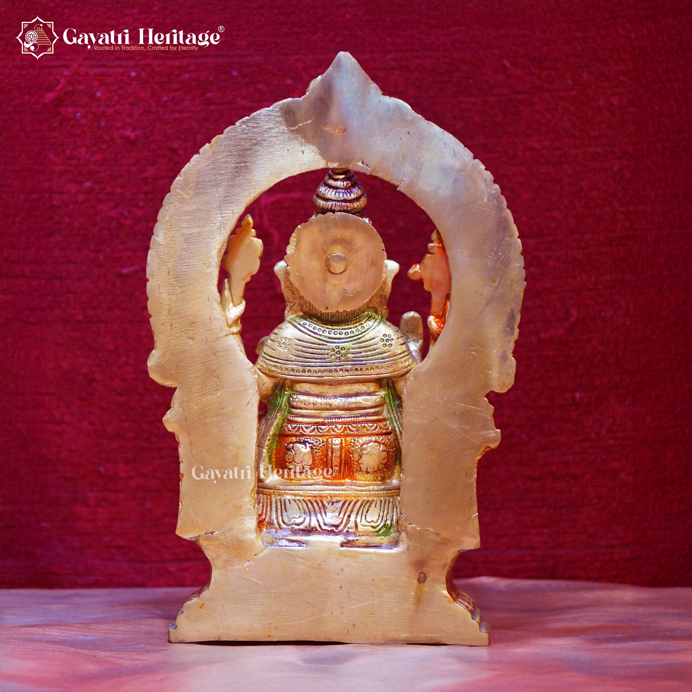 Brass Ganesh Idol – Multicolor Beauty with Divine Blessings
