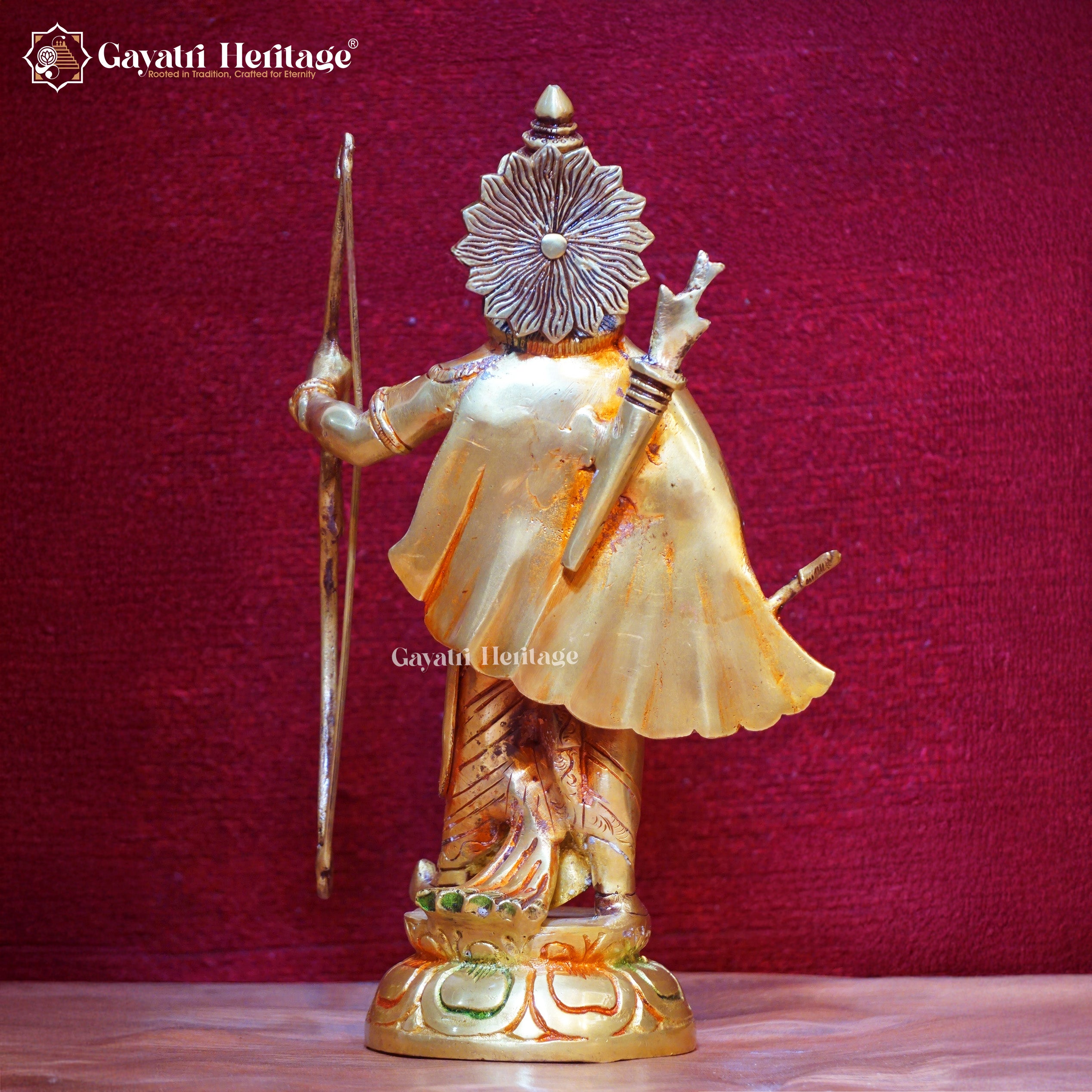 Brass Ram Lalla Statue – Multicolor Divine Grace & Blessings