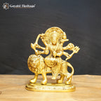 Brass Durga Murti – Divine Goddess Idol for Home & Puja