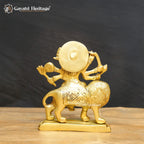 Brass Durga Murti – Divine Goddess Idol for Home & Puja