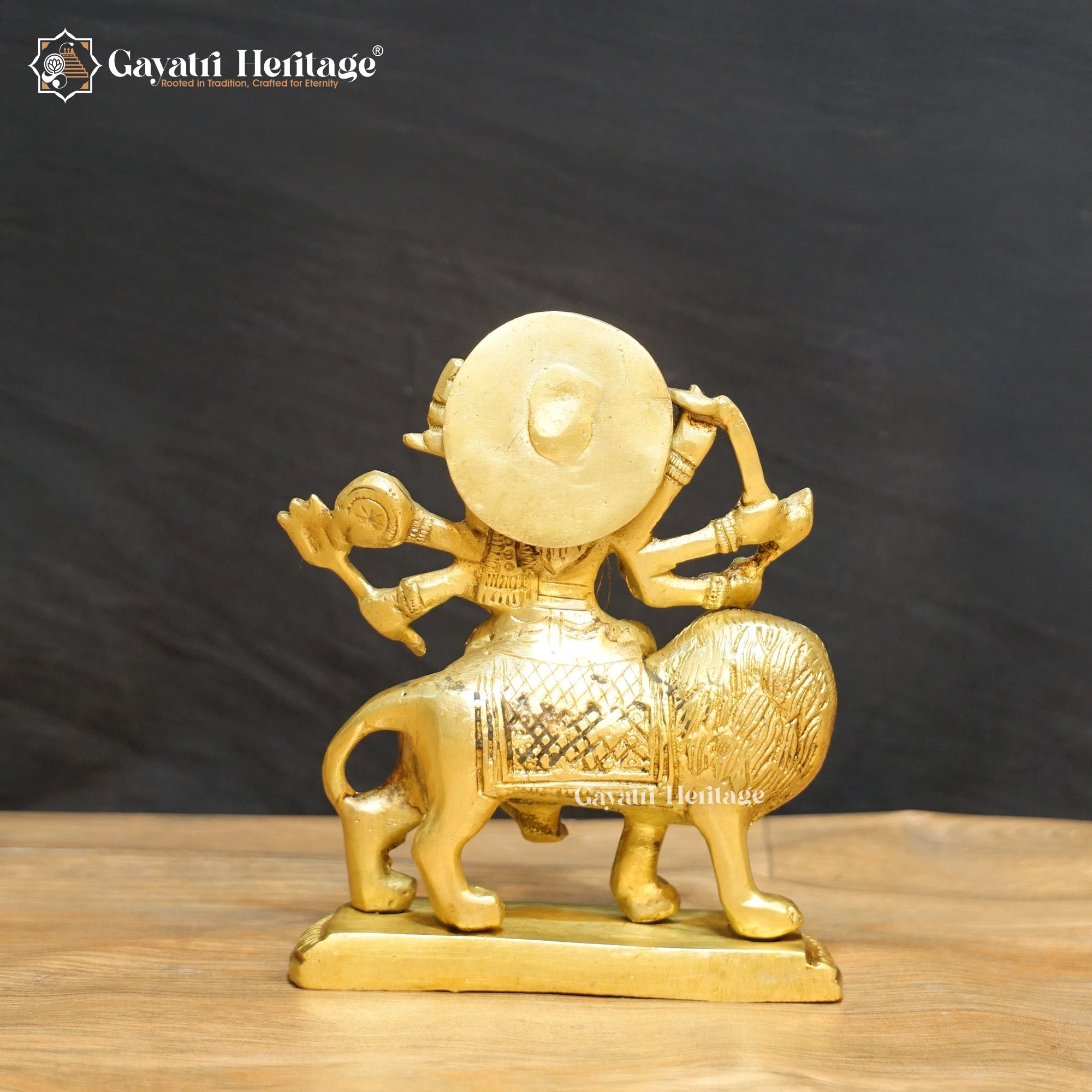 Brass Durga Murti – Divine Goddess Idol for Home & Puja