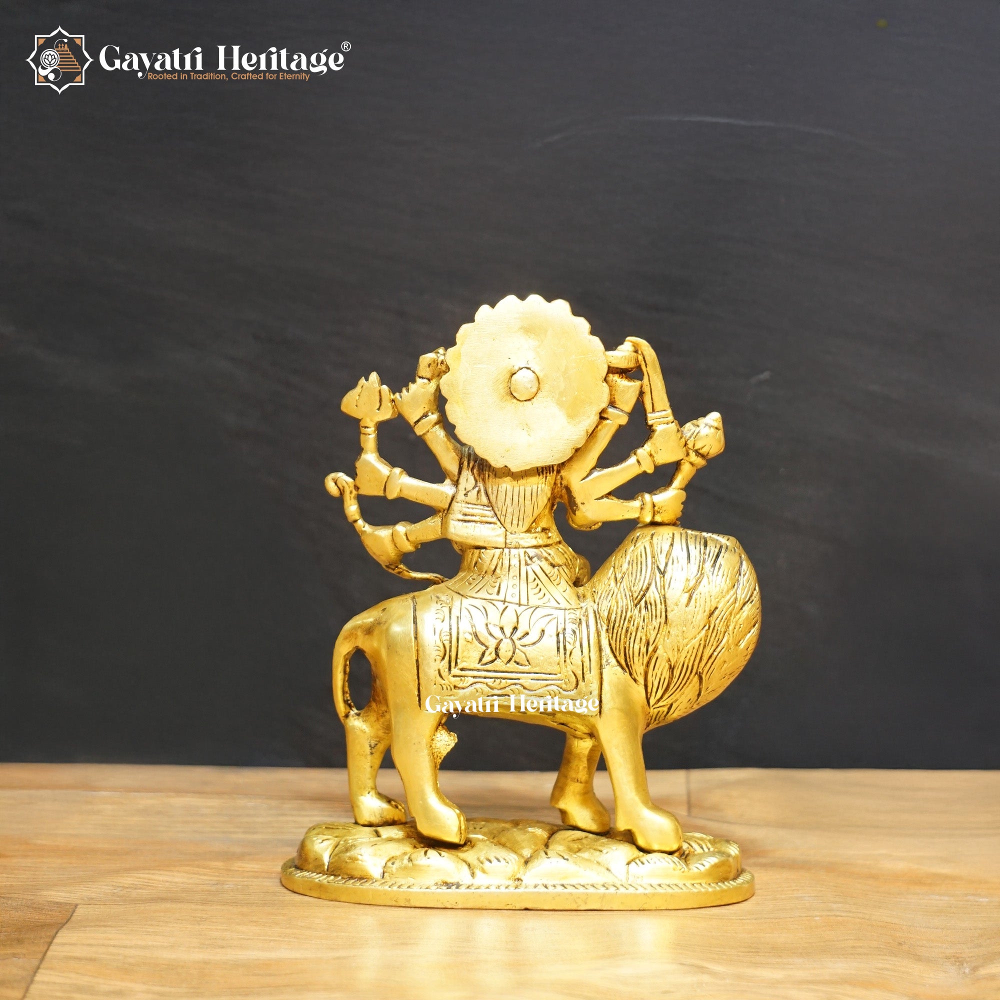 Brass Durga Matarani – Divine Goddess Idol for Worship