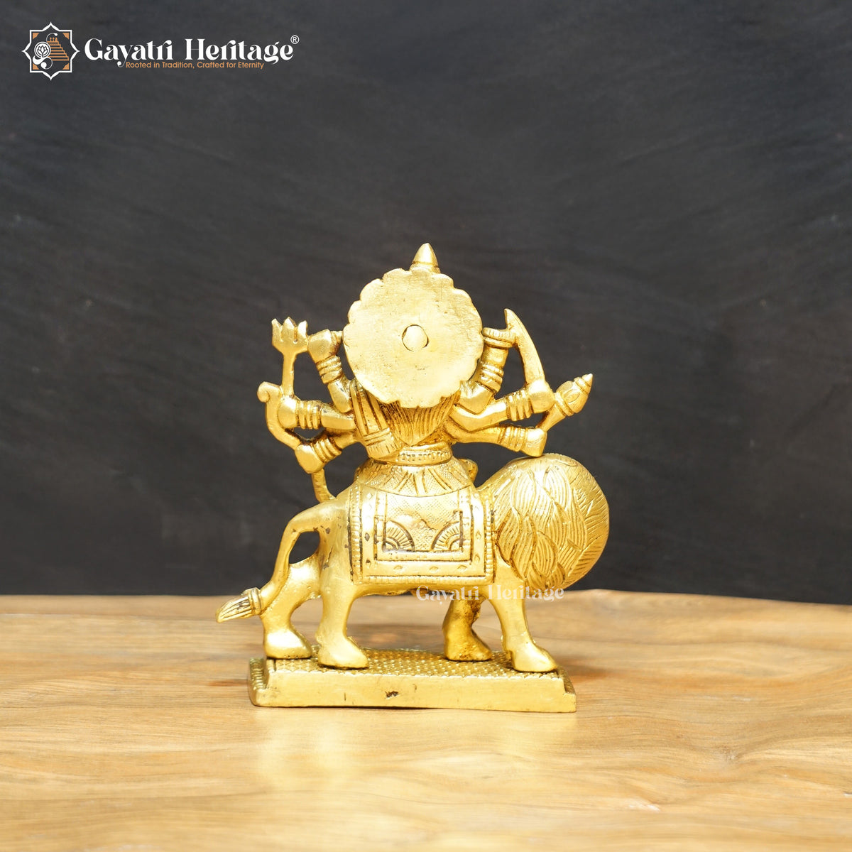 Brass Sherawali Mataji – Divine Goddess Idol for Puja
