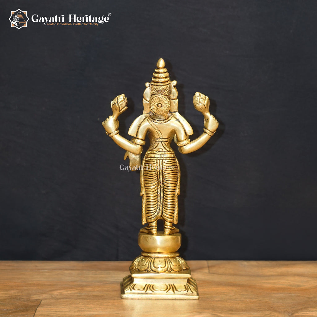 Brass Laxmi – South Indian Style Goddess Idol