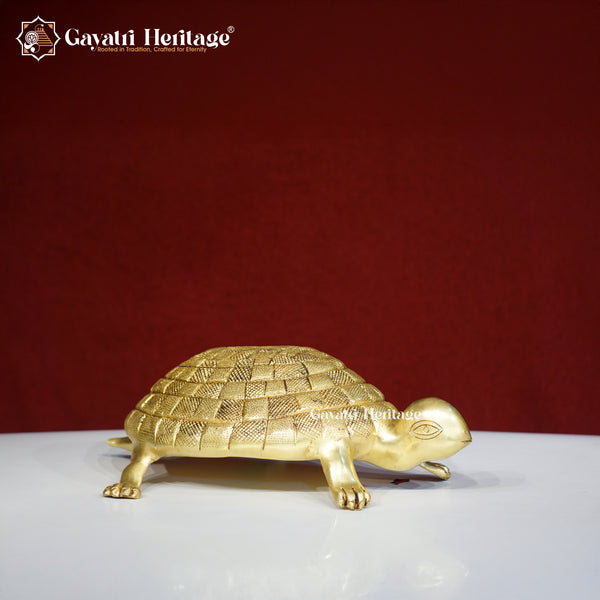 Brass Turtle with Yantra – Vastu Remedy for Prosperity & Protection