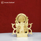 Brass Ganesha Statue – Lord Ganpati Idol for Puja & Decor
