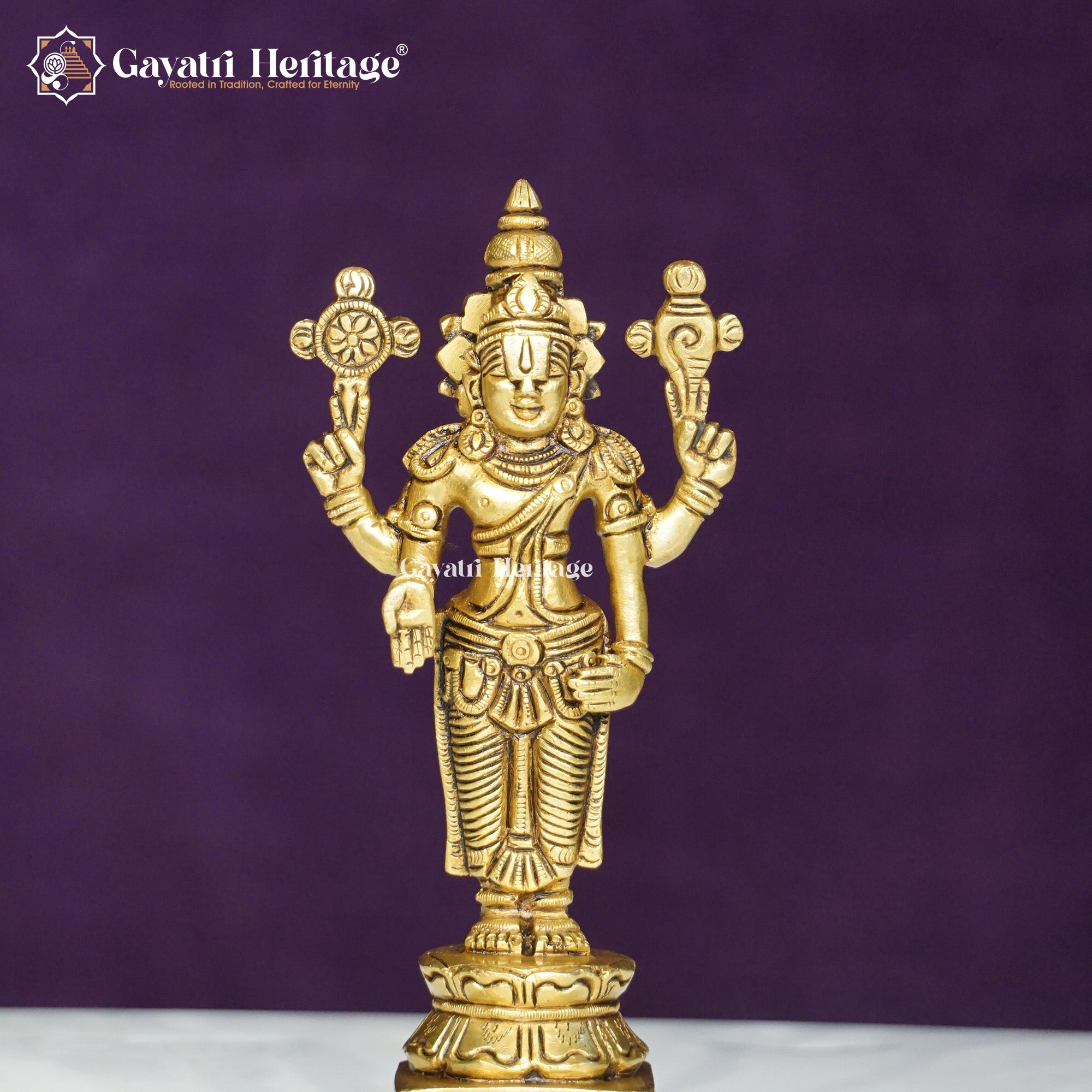 Brass Tirupati Balaji Idol – Superfine Quality for Puja & Decor