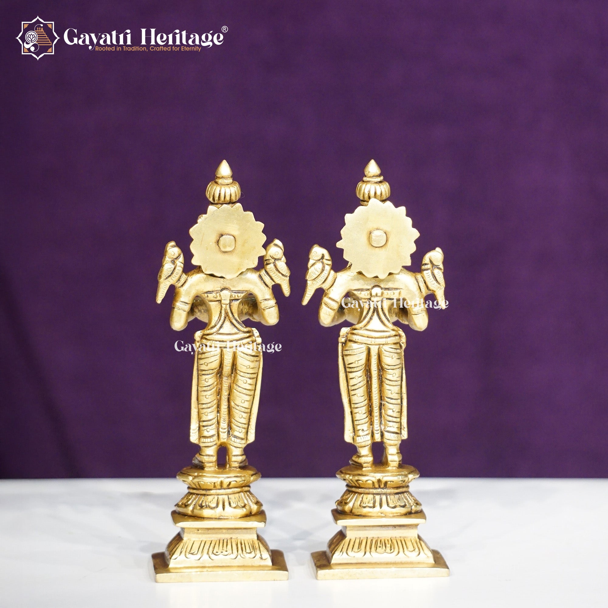Brass Deepalakshmi Pair – Superfine Traditional Decor | Gayatri Heritage