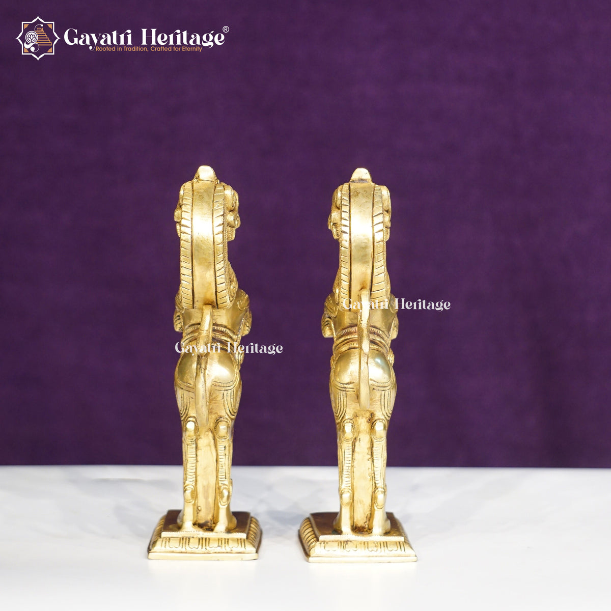 Brass Yali Statue – Superfine Quality Vastu Decor | Gayatri Heritage
