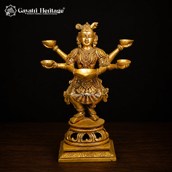 Brass Deep Lady statues