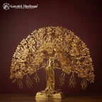 Brass Kalpavriksha Tree | Wish-Fulfilling Tree Idol | Divine Prosperity & Vastu Home Decor