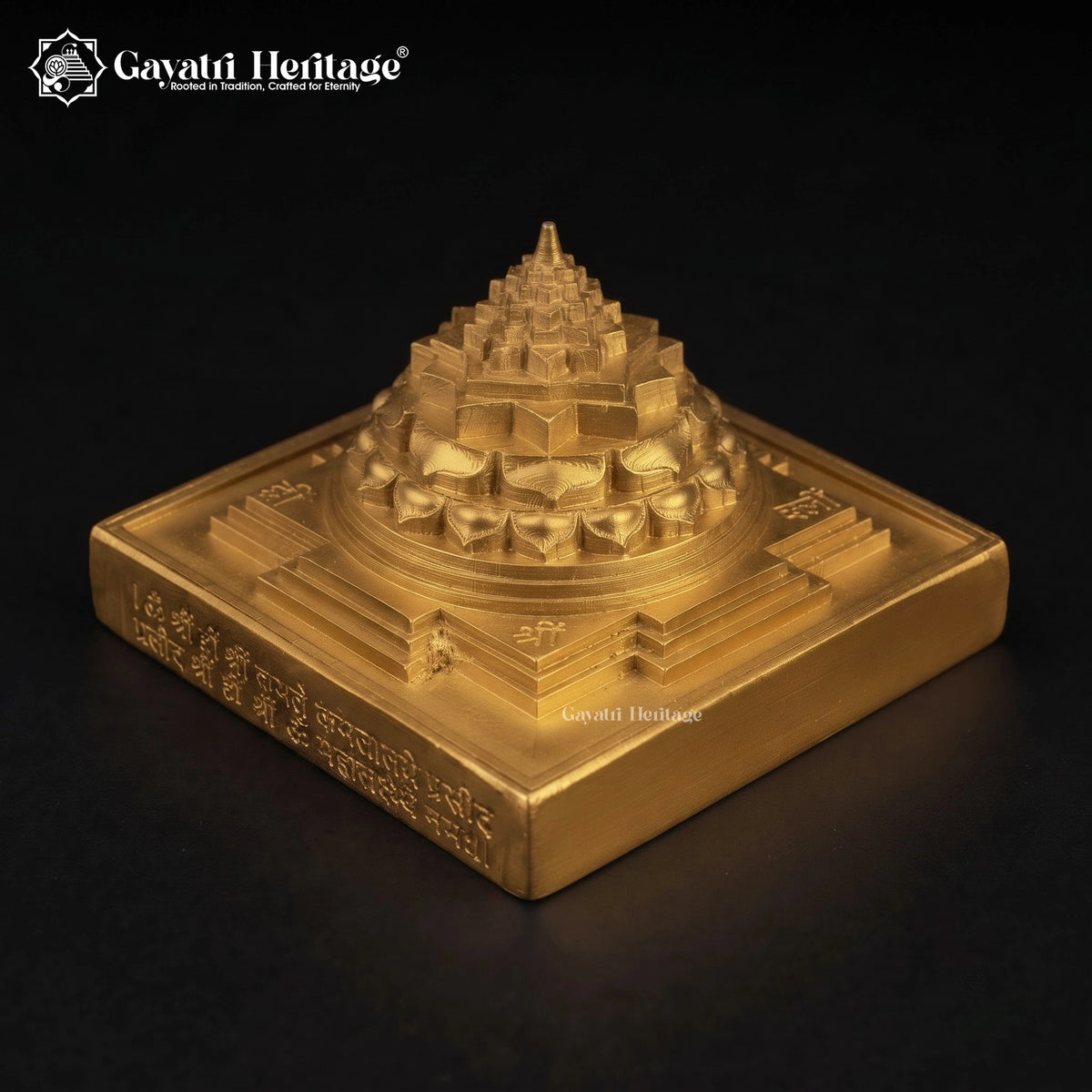 Brass Maha Meru Shree Yantra |Sacred Shri Yantra | Vastu & Pooja Temple Decor | Spiritual & Prosperity Gift