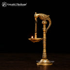 Brass Parrot Lamp (Pair) – view 2 of 3