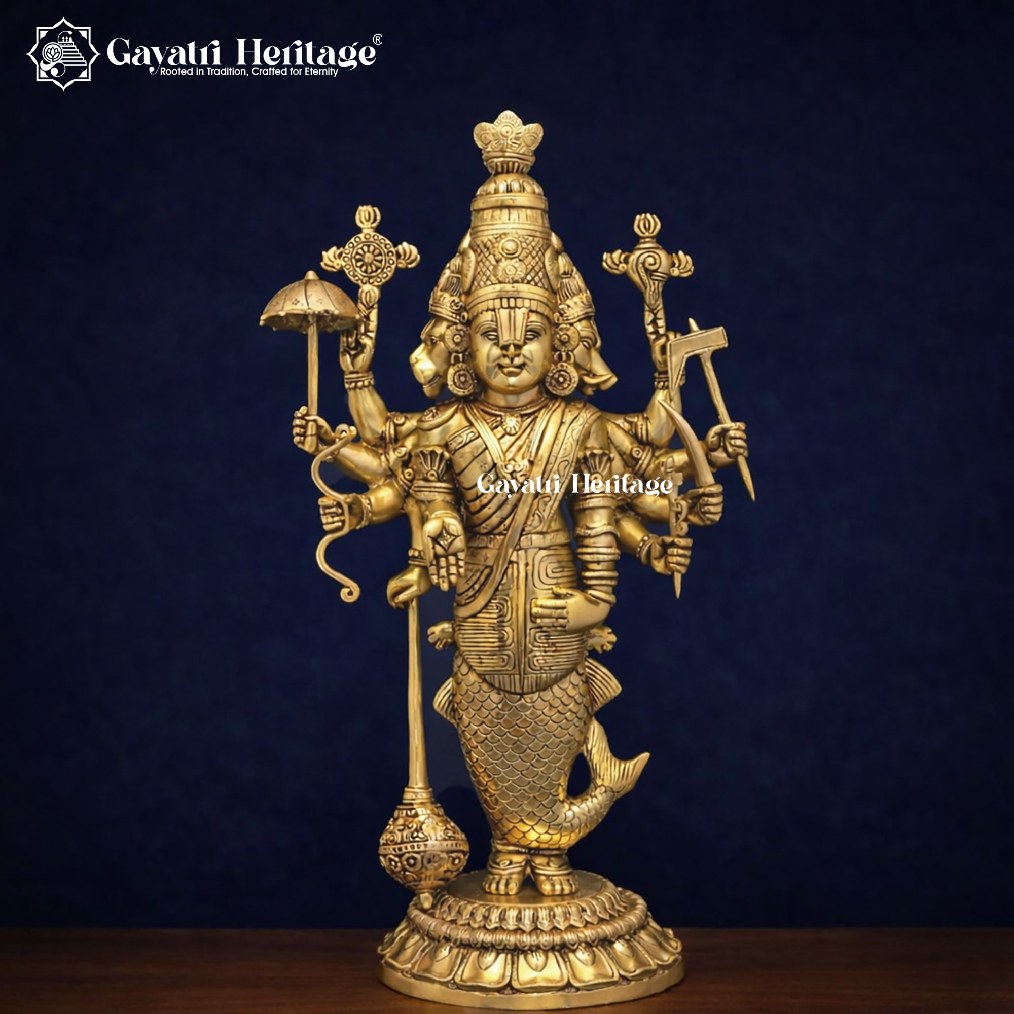 Dashavatar Statue – Vishnu Ten Avatars Decor | Gayatri Heritage