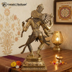 Brass Dancing Ardhanarishvara Statue – Shiva Shakti Hindu Deity Idol | Gayatri Heritage