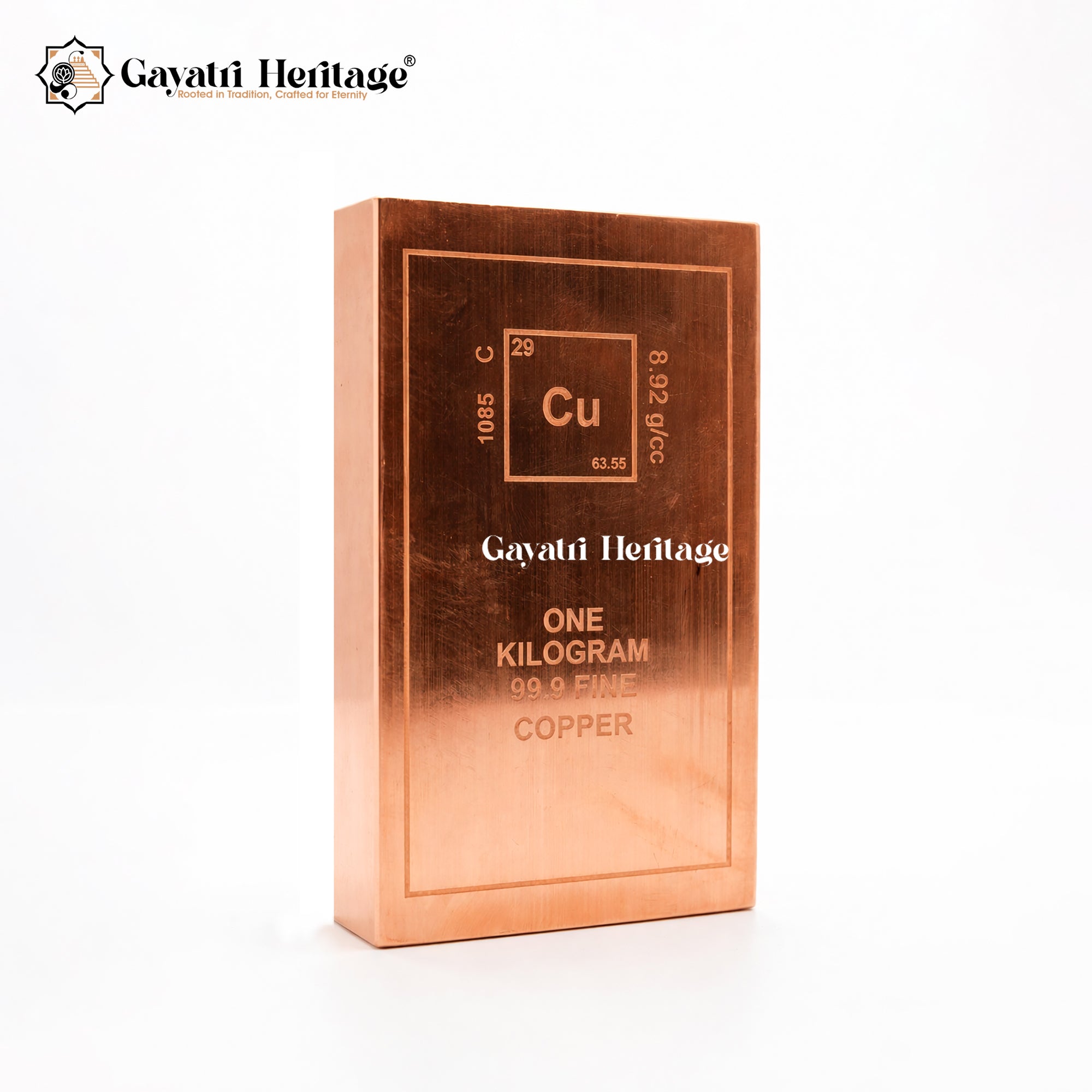 Certified 999 Fine Copper Bar – Pure Metal Craft | Gayatri Heritage