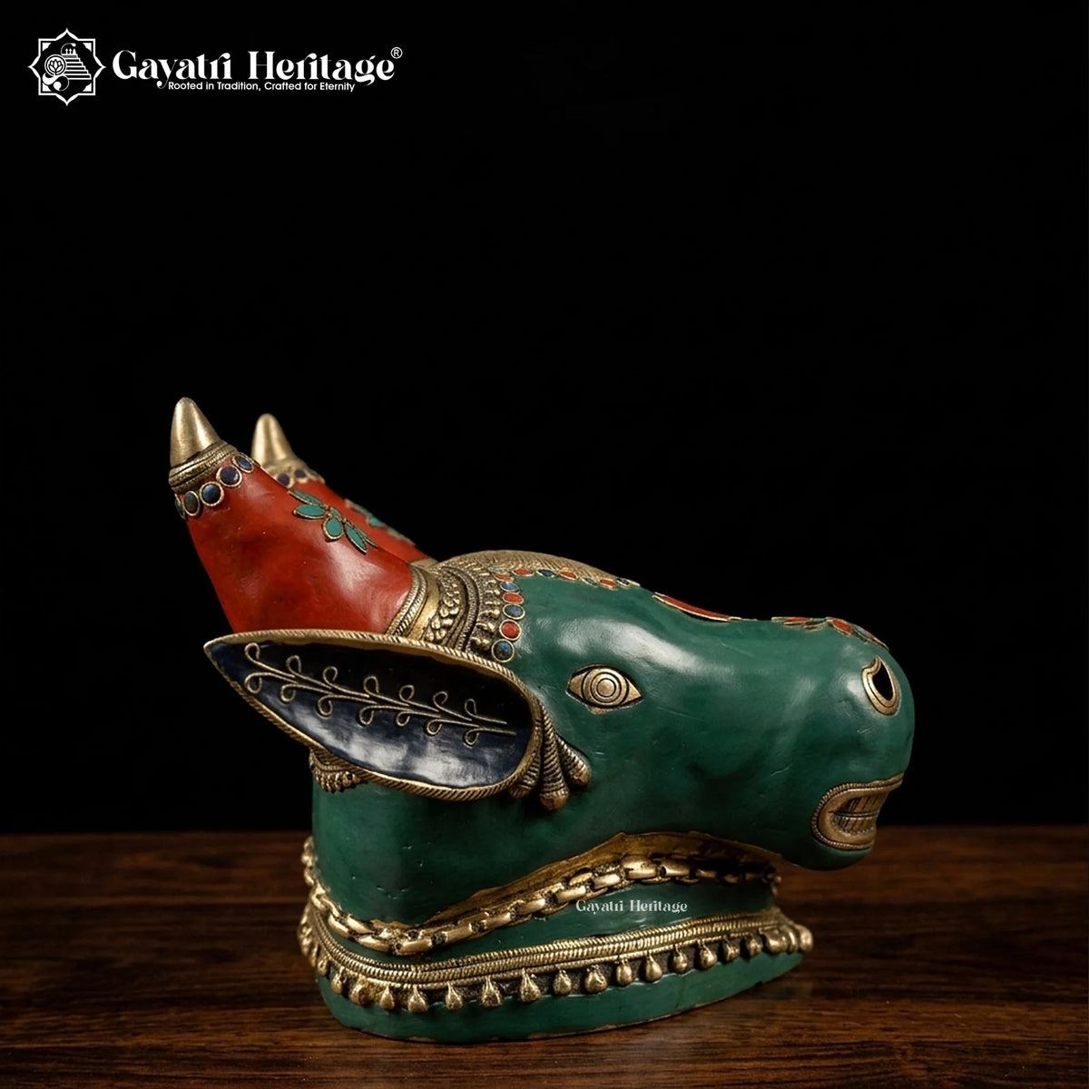 Brass Nandi Wall Décor – view 2 of 3