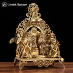 Brass Ram Parivar (Rampanchayat) – Traditional Family Idol | Gayatri Heritage