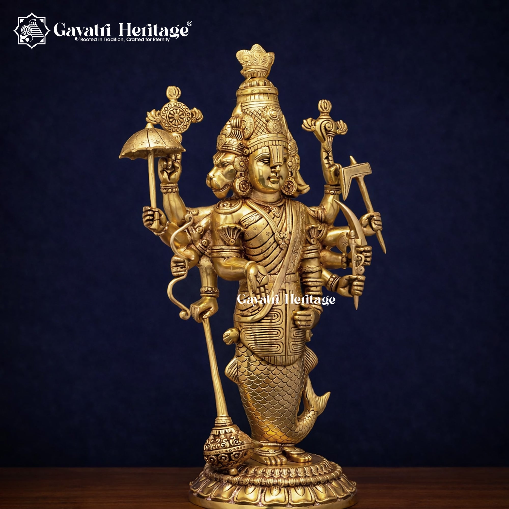Dashavatar Statue – Vishnu Ten Avatars Decor | Gayatri Heritage