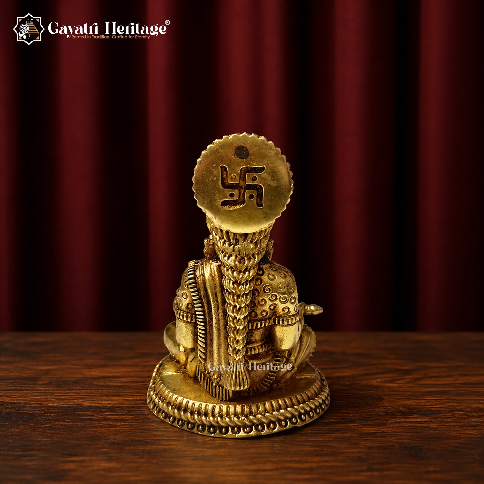 Brass Annapurna Idol | Goddess Annapurna Murti | Home Temple Pooja Decor | Spiritual Gift