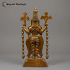 Brass Tirupati Balaji Statue | Copper Finish Standing (16 Inch)