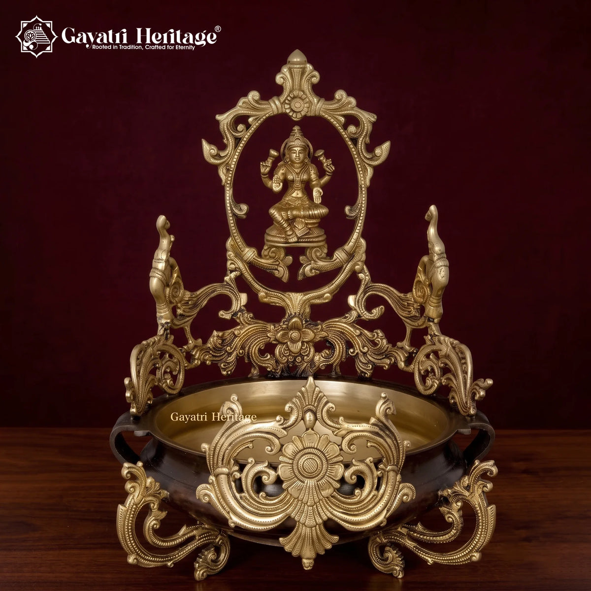 Brass Lakshmi Urli Bowl – view 3 of 5