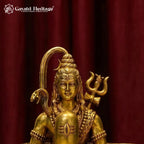 Brass Shiva Lingam with Nandi Set – view 3 of 6