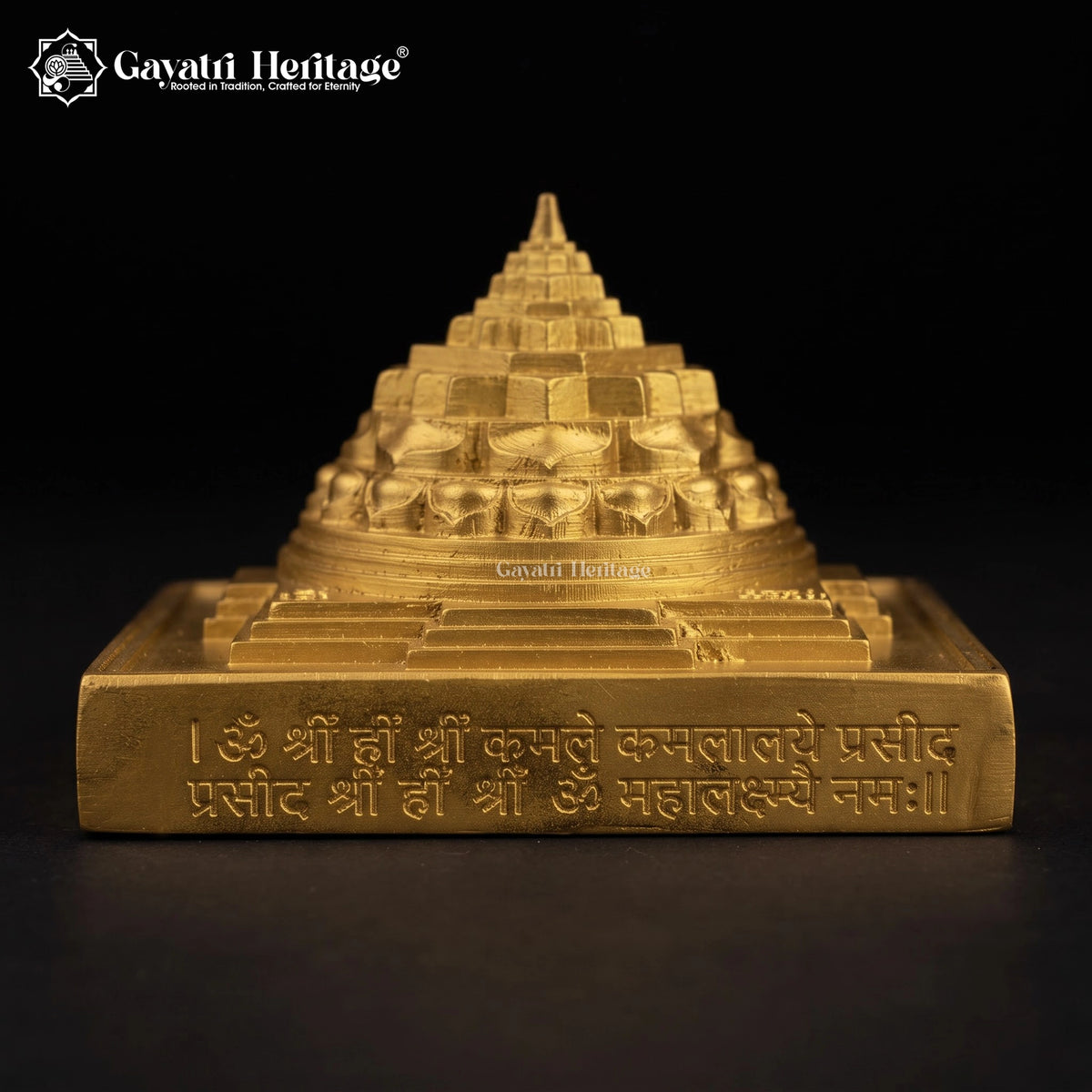 Brass Maha Meru Shree Yantra |Sacred Shri Yantra | Vastu & Pooja Temple Decor | Spiritual & Prosperity Gift