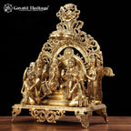 Brass Ram Parivar (Rampanchayat) – Traditional Family Idol | Gayatri Heritage