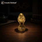 Brass Parrot Statue | Handcrafted Brass Bird Figurine for Home Decor