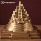 Brass Shri Yantra Meru | Vastu Pooja Decor | Wealth & Prosperity Gift