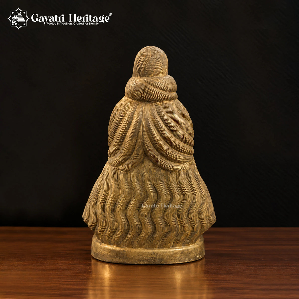 Brass Shiva Head Statue | Handcrafted Lord Shiva Idol | Hindu Meditation & Home Temple Decor